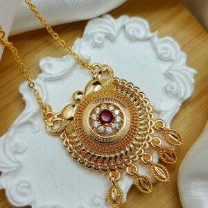 Crimson Bloom Necklace