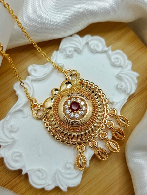 Crimson Bloom Necklace