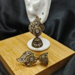 Sitara Gold Jhumkis