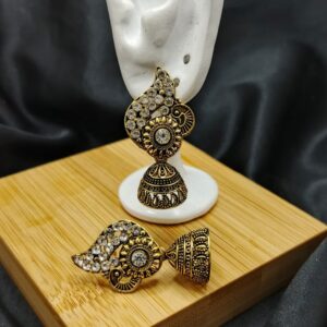 Sitara Gold Jhumkis