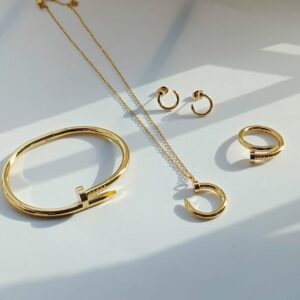 Nail Design Jewelry Set (Gold & Silver)
