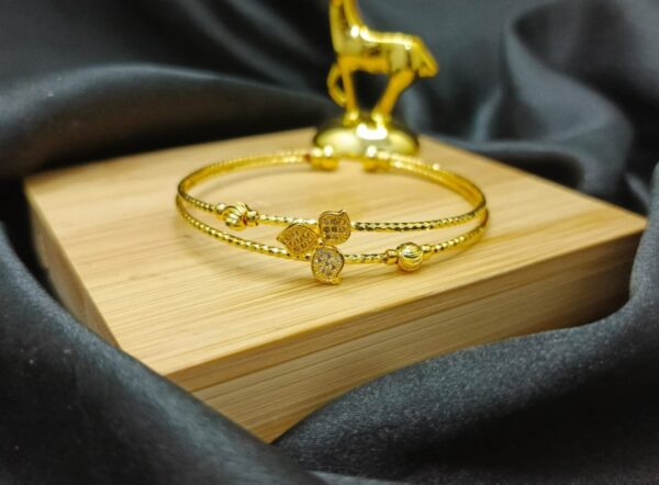 Golden Blossom Handcuff – BrilliaGems Exclusive